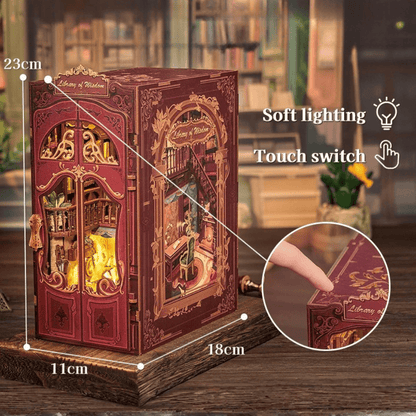 Library of Wisdom - DIY Wooden Book Nook