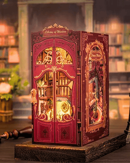 Library of Wisdom - DIY Wooden Book Nook