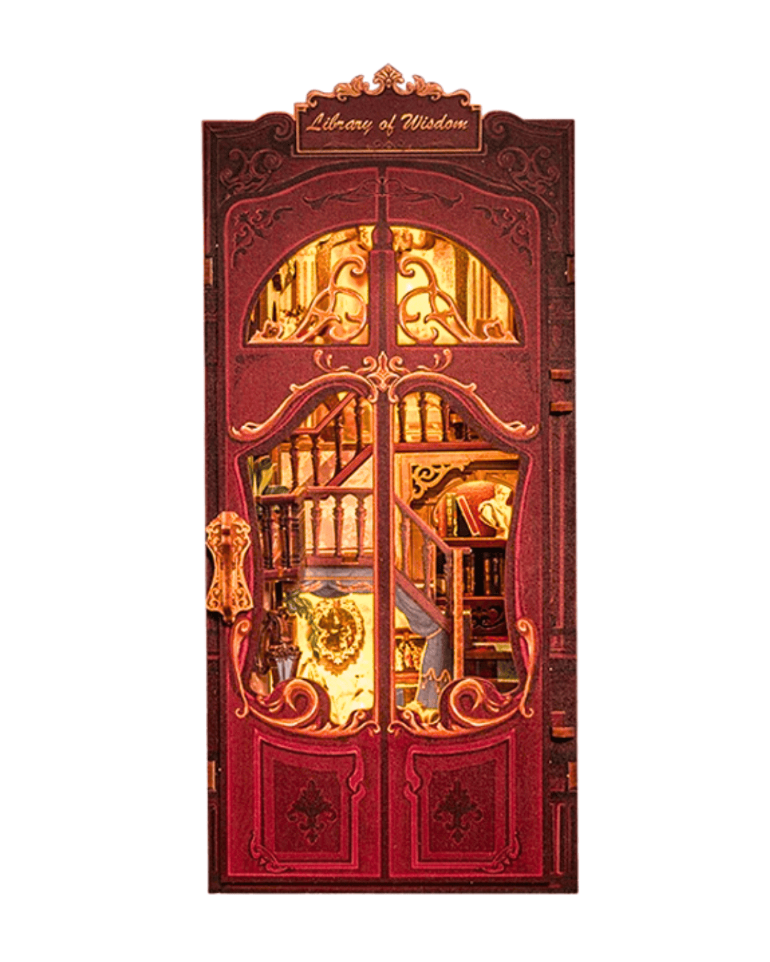 Library of Wisdom - DIY Wooden Book Nook