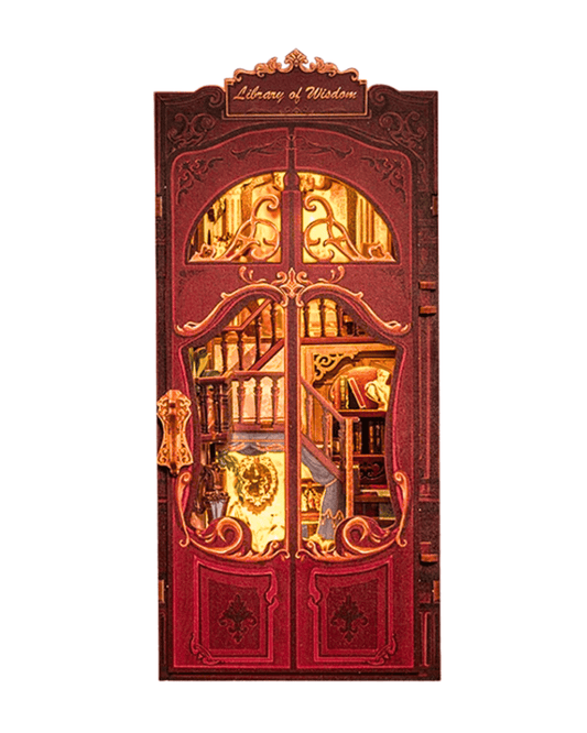 Library of Wisdom - DIY Wooden Book Nook