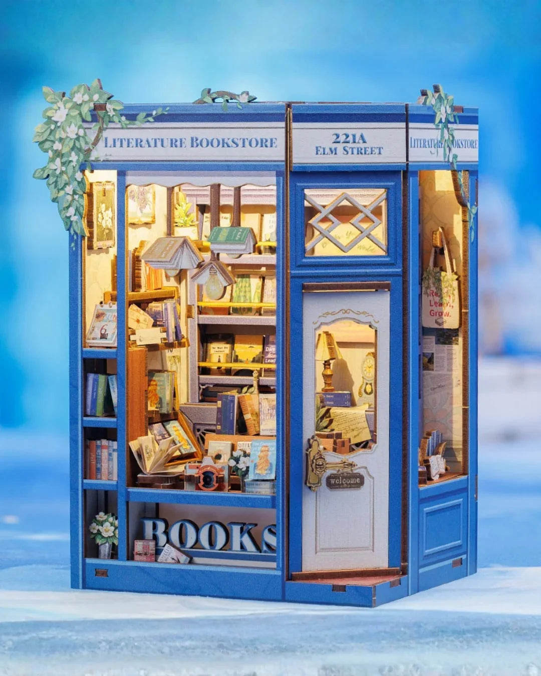 Literature Bookstore Book Nook - side view