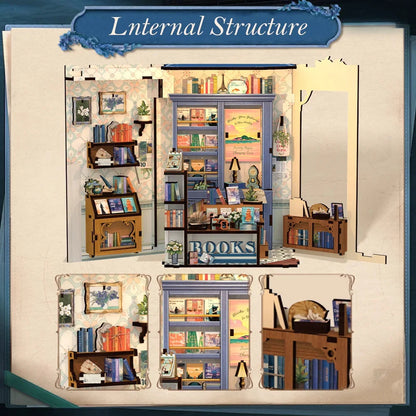 Literature Bookstore Book Nook - internal structure