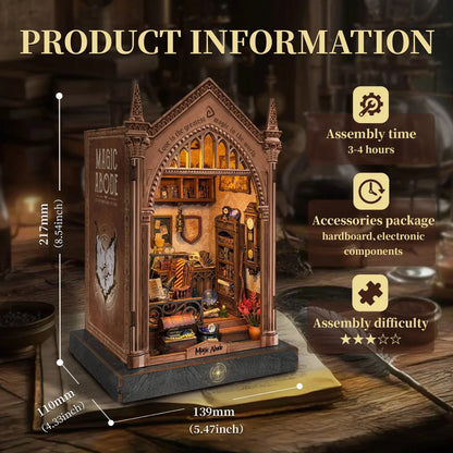 Magic Abode Book Nook - dimensions