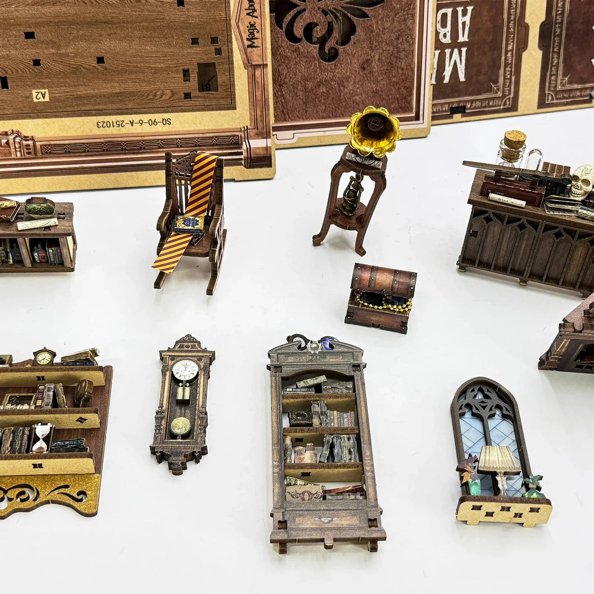 Magic Abode Book Nook - kit pieces