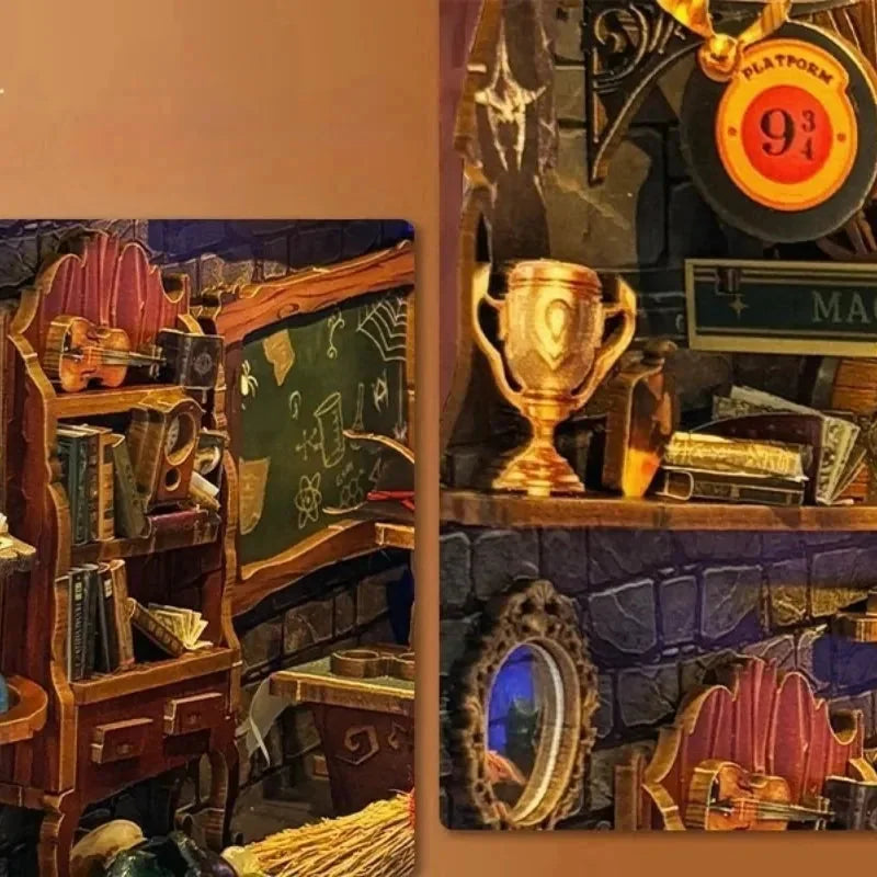 Magic Academy Book Nook - blackboard and cup
