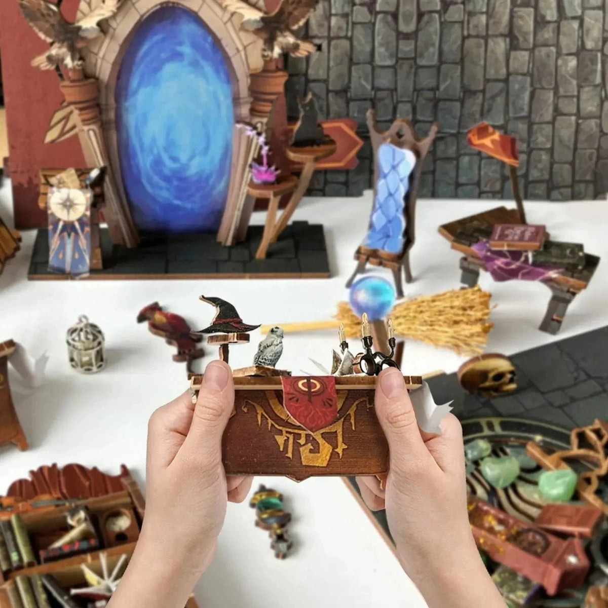 Magic Academy Book Nook - assembly