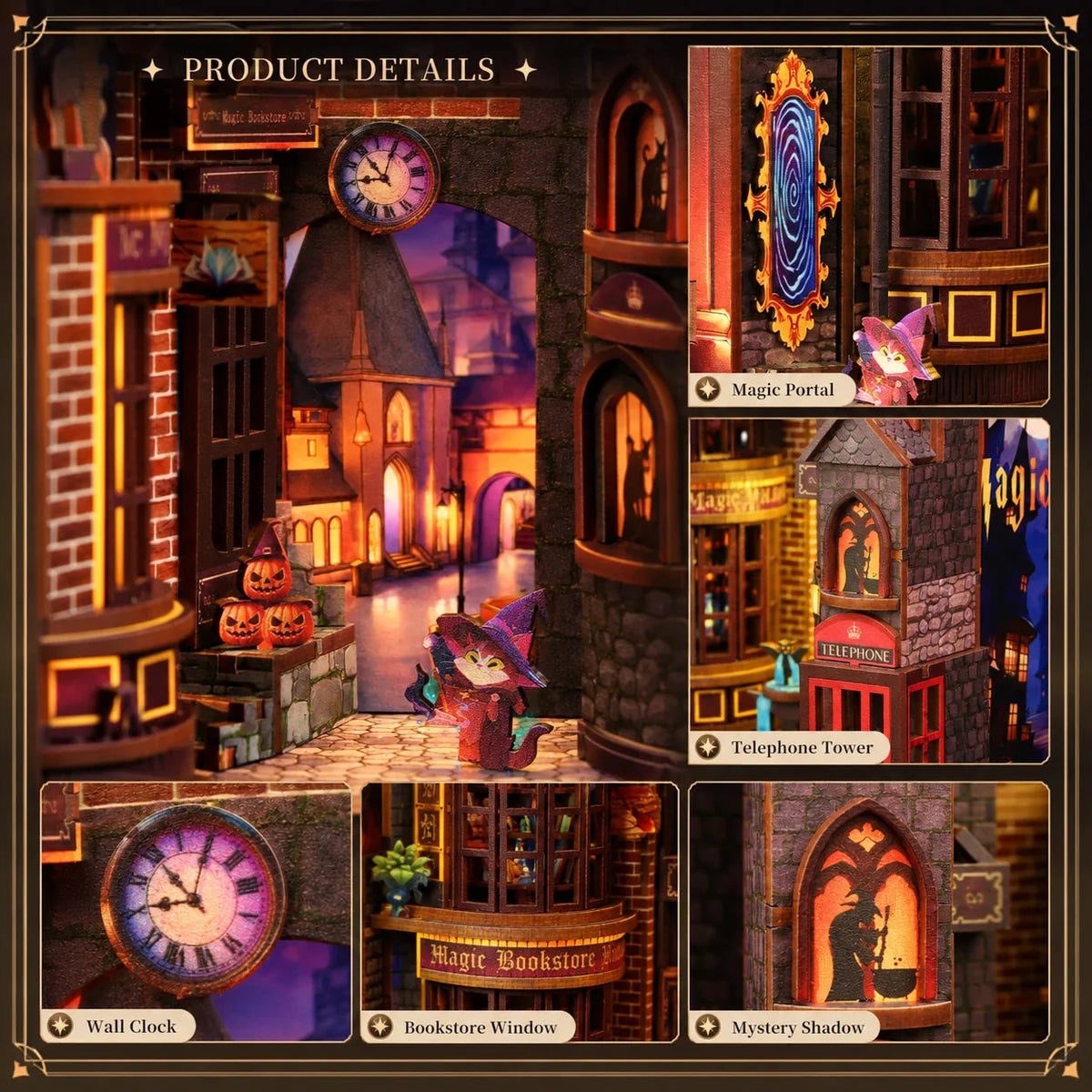 Magic Alley Book Nook - product details