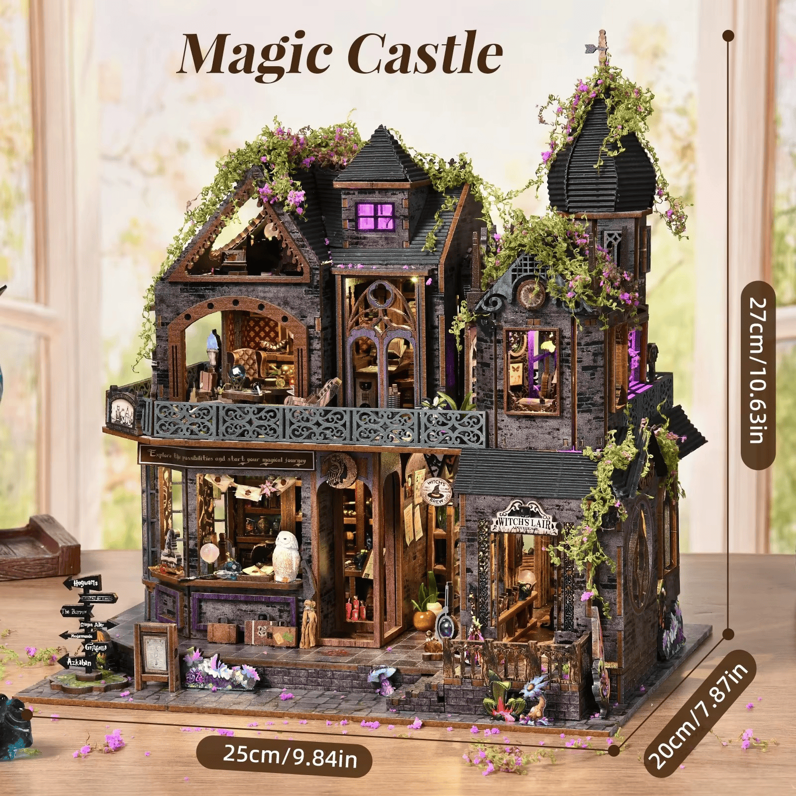 Magic Castle Witch's Lair Miniature House - 185 pcs