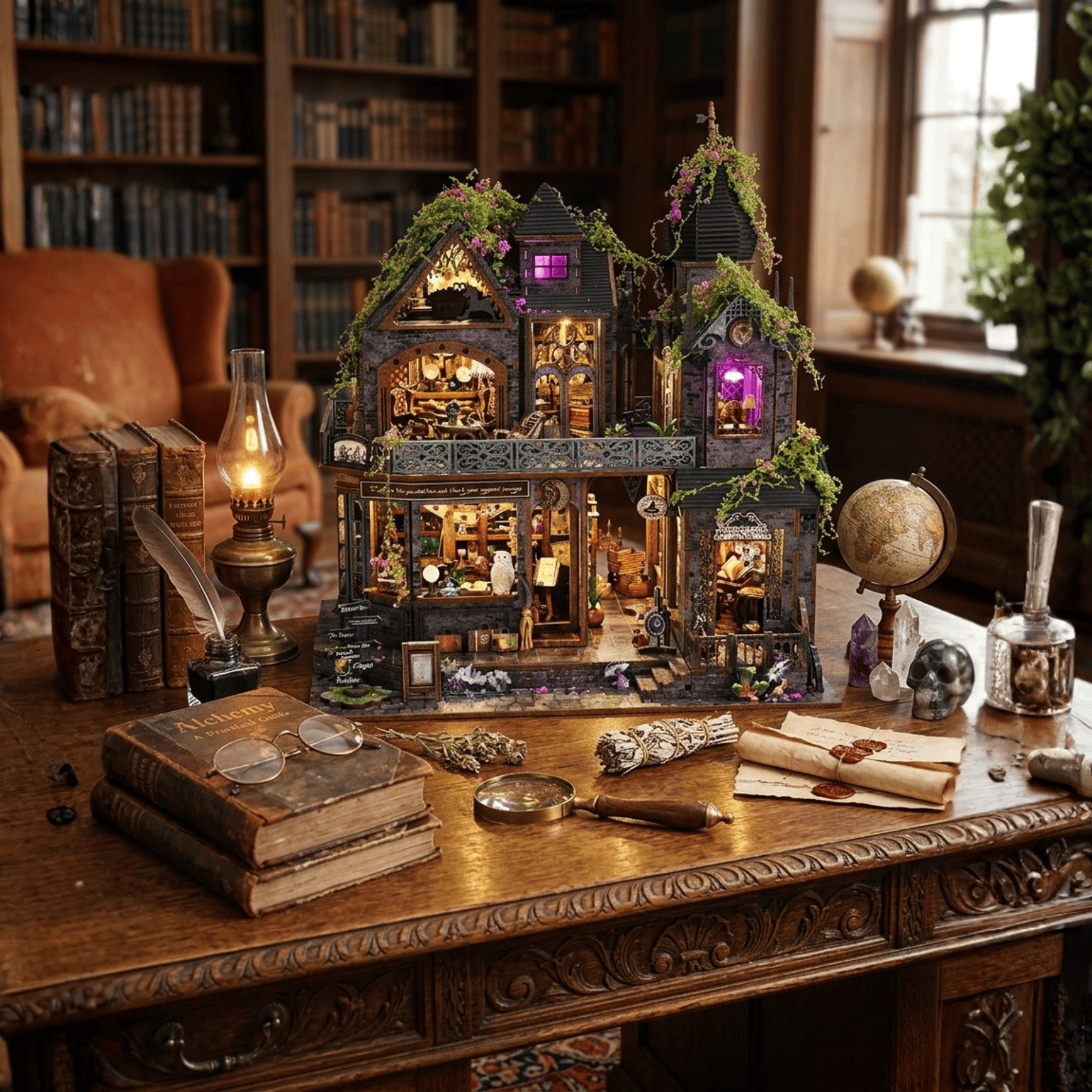 Magic Castle Witch's Lair Miniature House - 185 pcs