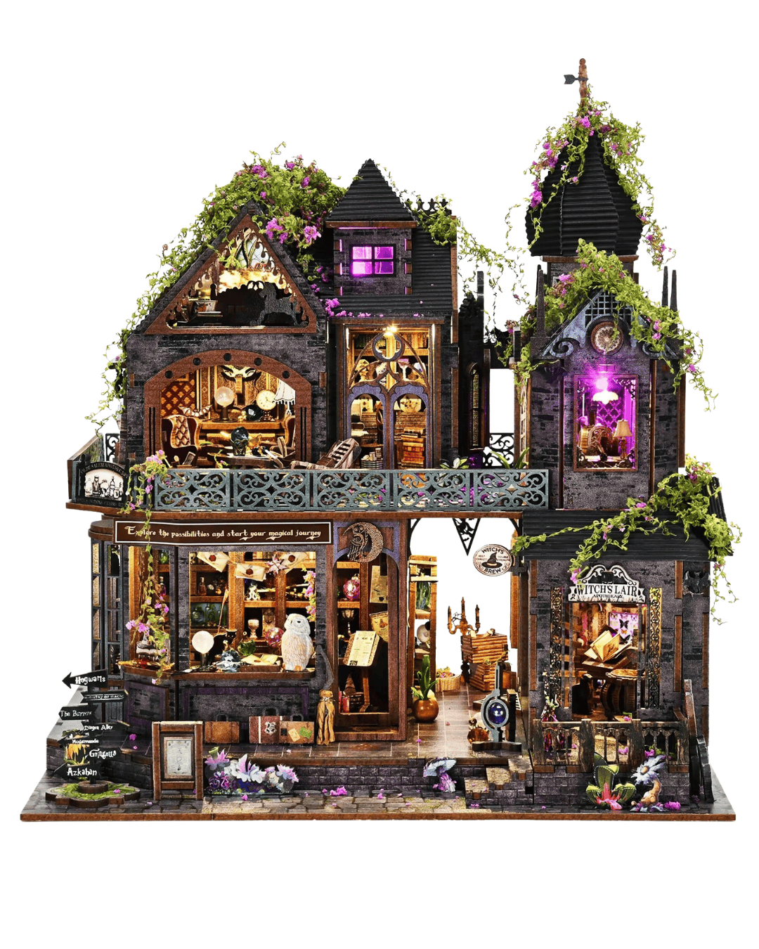 Magic Castle Witch's Lair Miniature House - 185 pcs