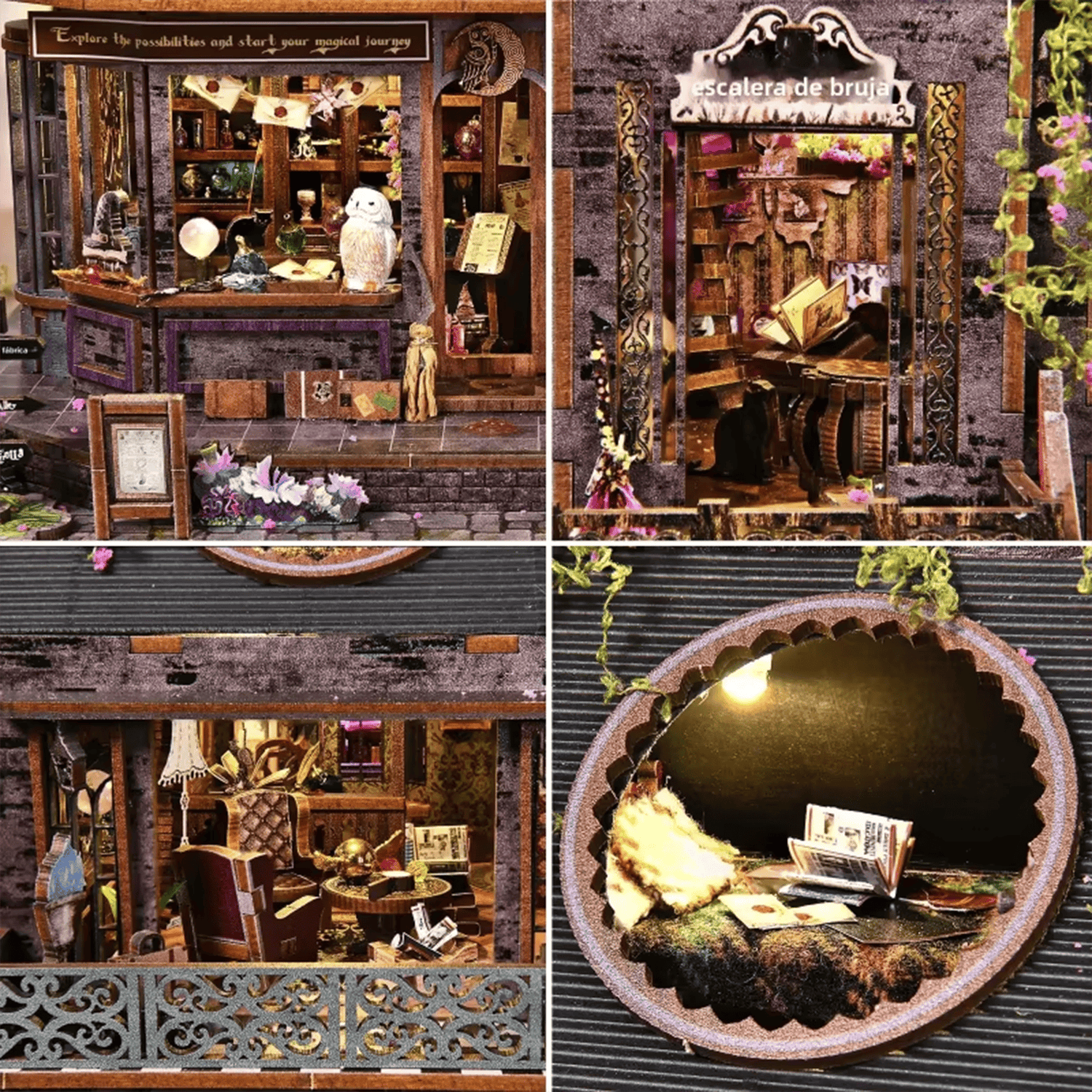 Magic Castle Witch's Lair Miniature House product details
