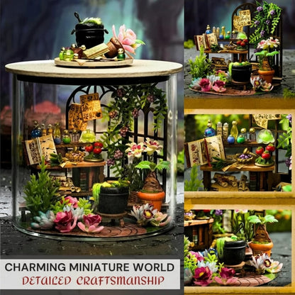 Magic Garden Miniature House (Bell Jar Edition)