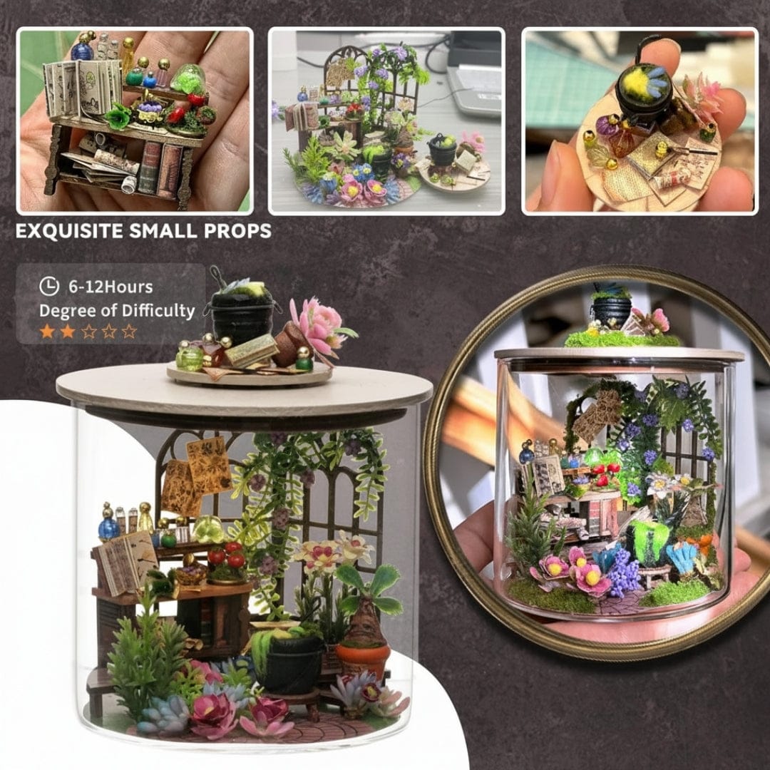 Magic Garden Miniature House (Bell Jar Edition)