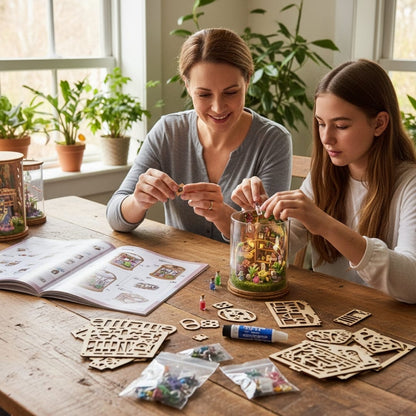 Magic Garden Miniature House (Bell Jar Edition)