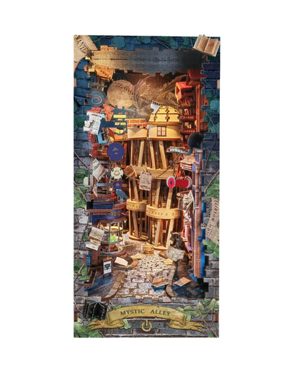 Magic Night Alley Book Nook - front view