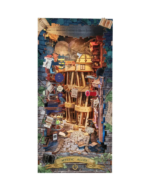 Magic Night Alley Book Nook - front view