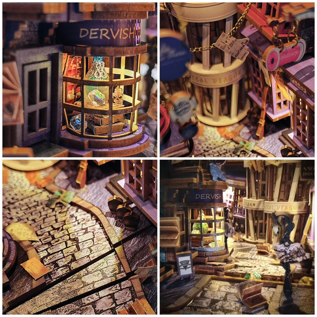 Magic Night Alley Book Nook - product details