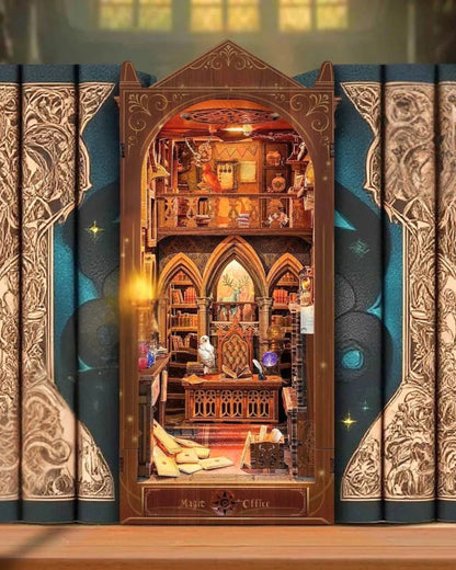 Magic Office Book Nook - between books