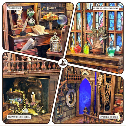 Magic Studio Book Nook - inside details