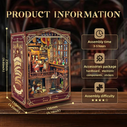 Magic Studio Book Nook - dimensions