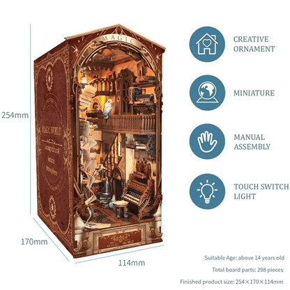 Magic World Book Nook - Magical Library | 298 pcs