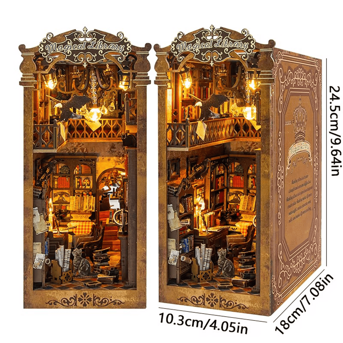 Magical Library Book Nook - 255 Pieces