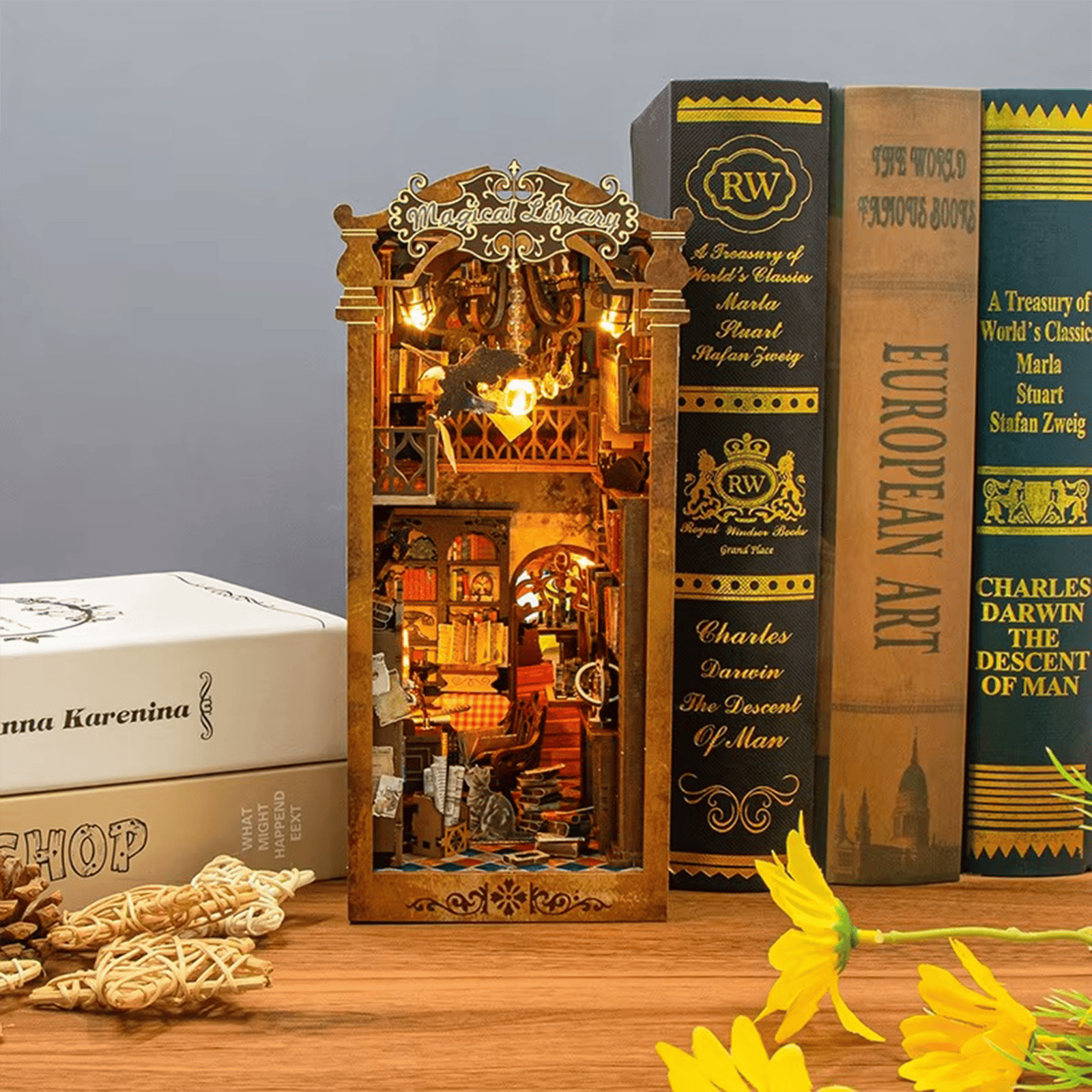 Magical Library Book Nook - 255 Pieces