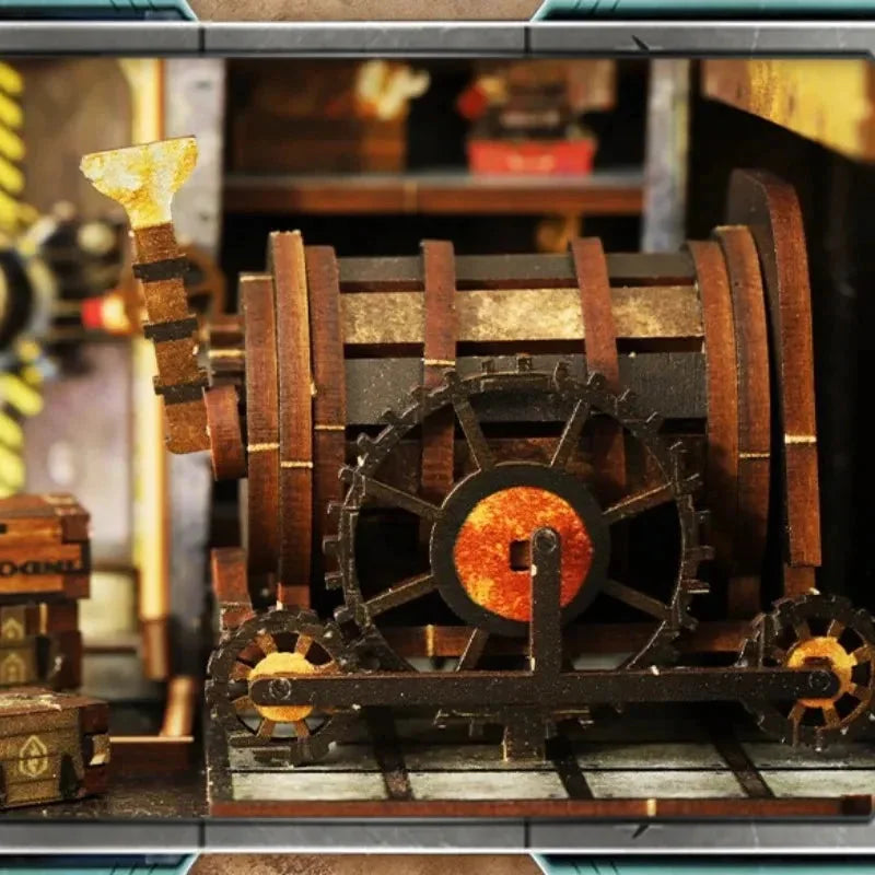 Mechanical Rhythm Book Nook - boiler