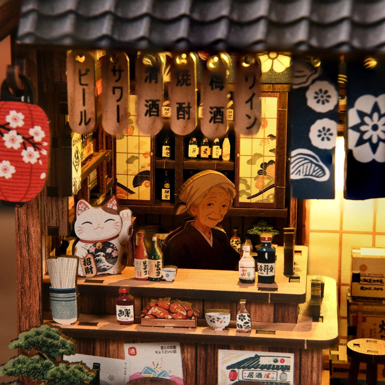 The Mellow Pub Book Nook - owner behind the counter
