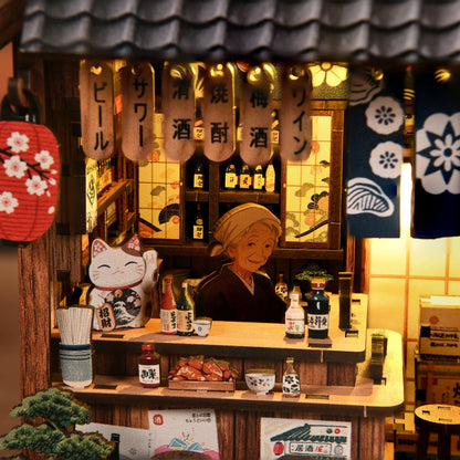 The Mellow Pub Book Nook - owner behind the counter