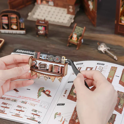 Memories Music Bookshop Book Nook (with vinyl records)