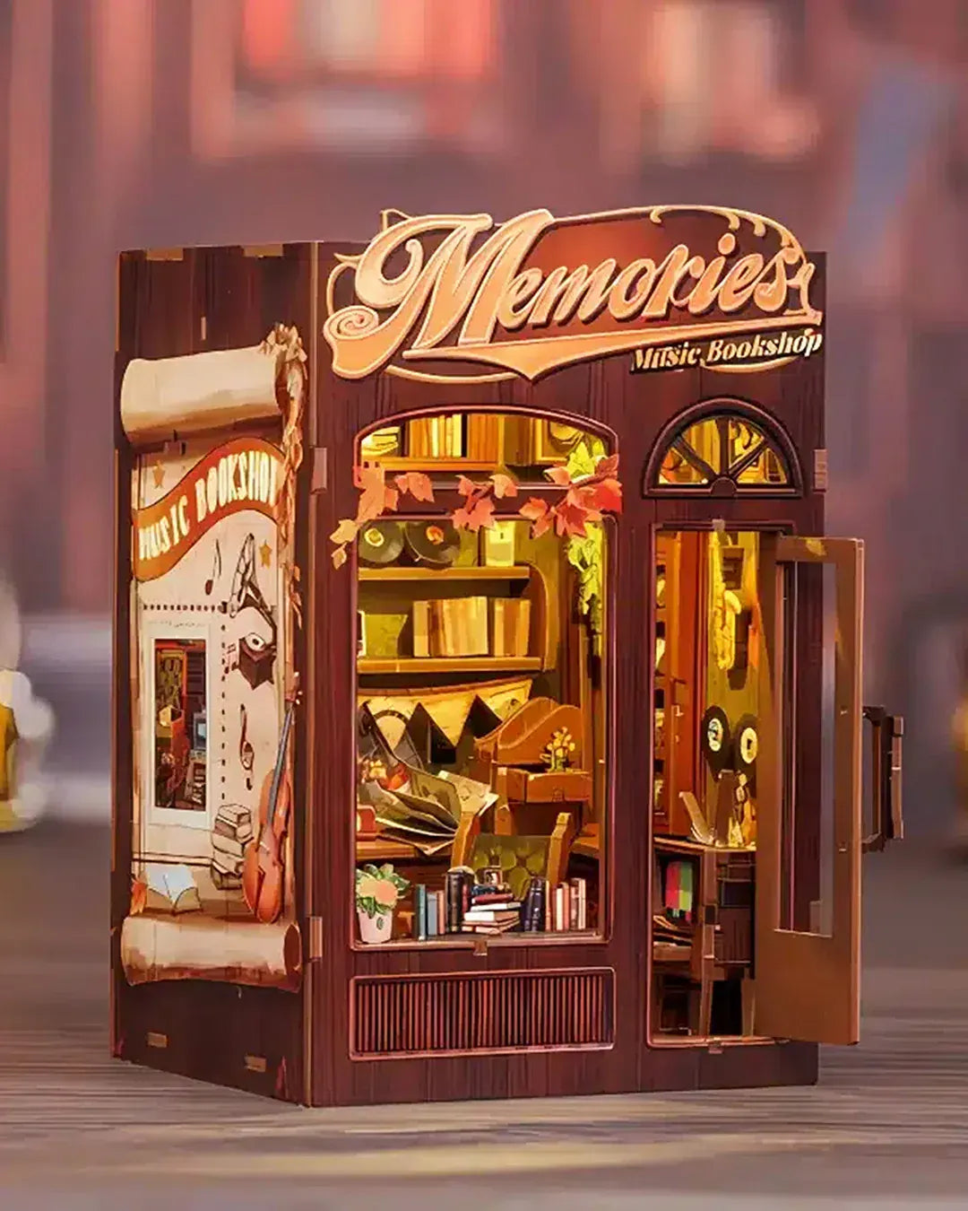 Memories Music Bookshop Book Nook (with vinyl records)