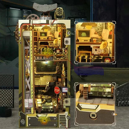 Military Base Book Nook - features