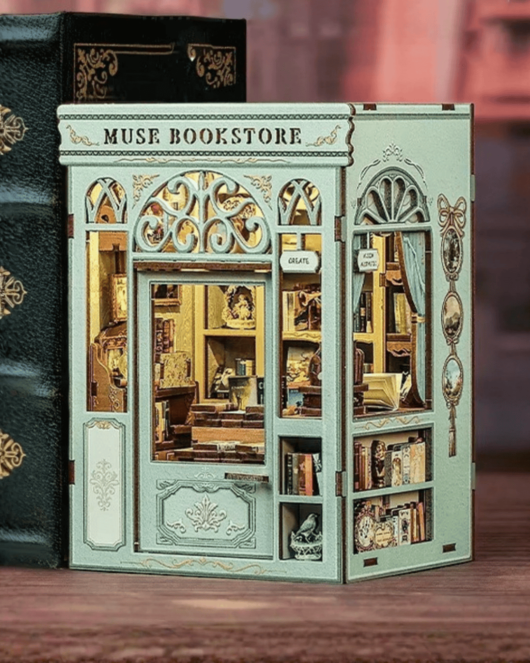 Muse Bookstore Miniature House (with LED) - 201 Pieces