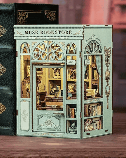 Muse Bookstore Miniature House (with LED) - 201 Pieces