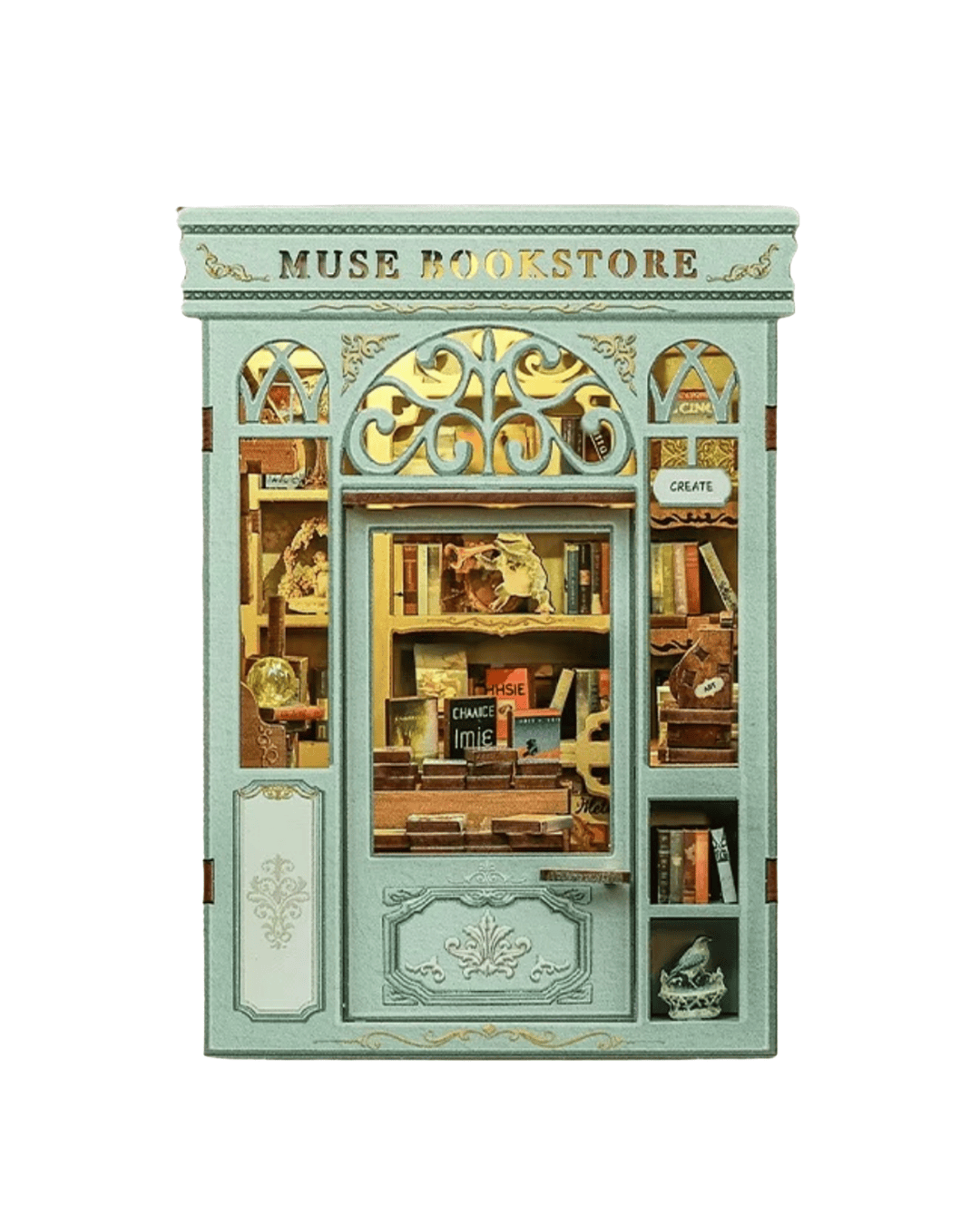 Muse Bookstore Miniature House (with LED) - 201 Pieces