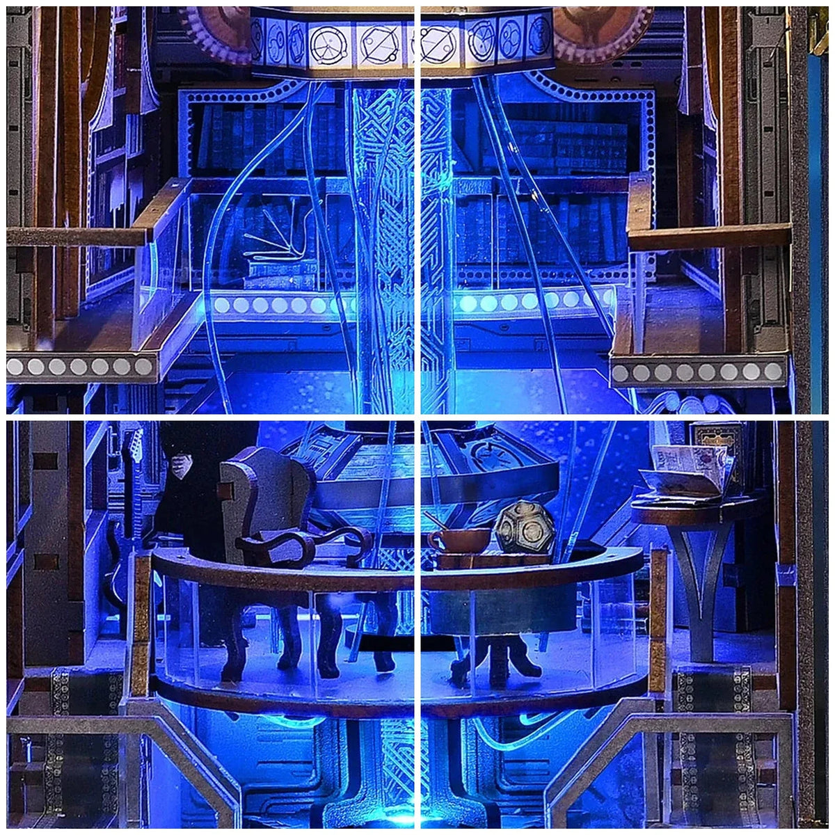 Mysterious Blue Box Book Nook - product details