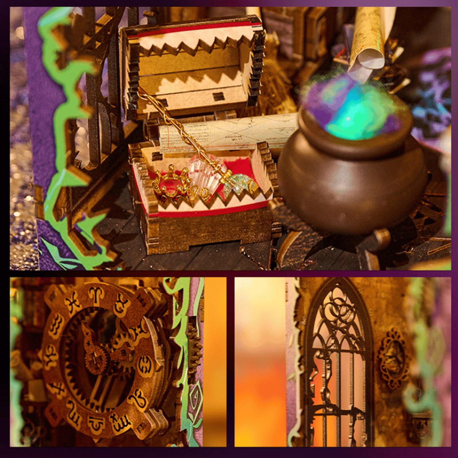 Mystic Theurge's Hut Book Nook product details