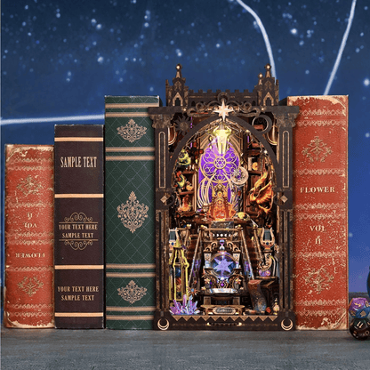 Mystic Zodiac Book Nook - Turning Zodiac Dial | 575 pcs
