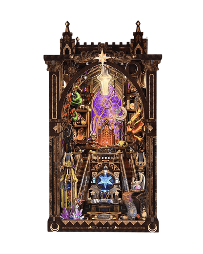 Mystic Zodiac Book Nook - Turning Zodiac Dial | 575 pcs