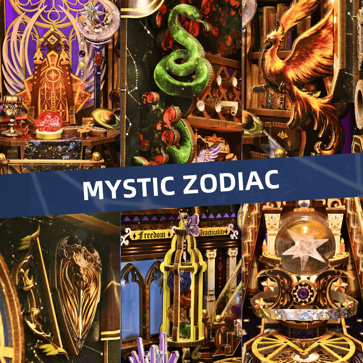 Mystic Zodiac Book Nook product details
