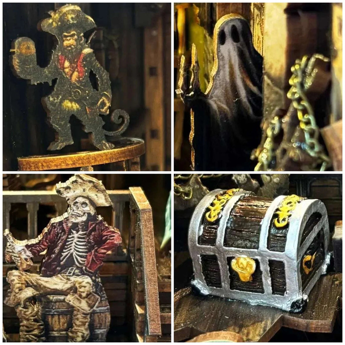 New World Ghost Ship Book Nook - product details