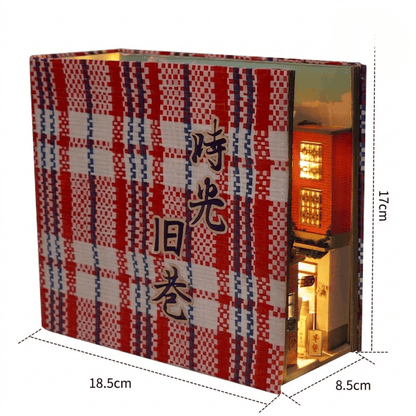 Old Lane of Time Book Nook - Retro Chinese Lane | 130 pcs