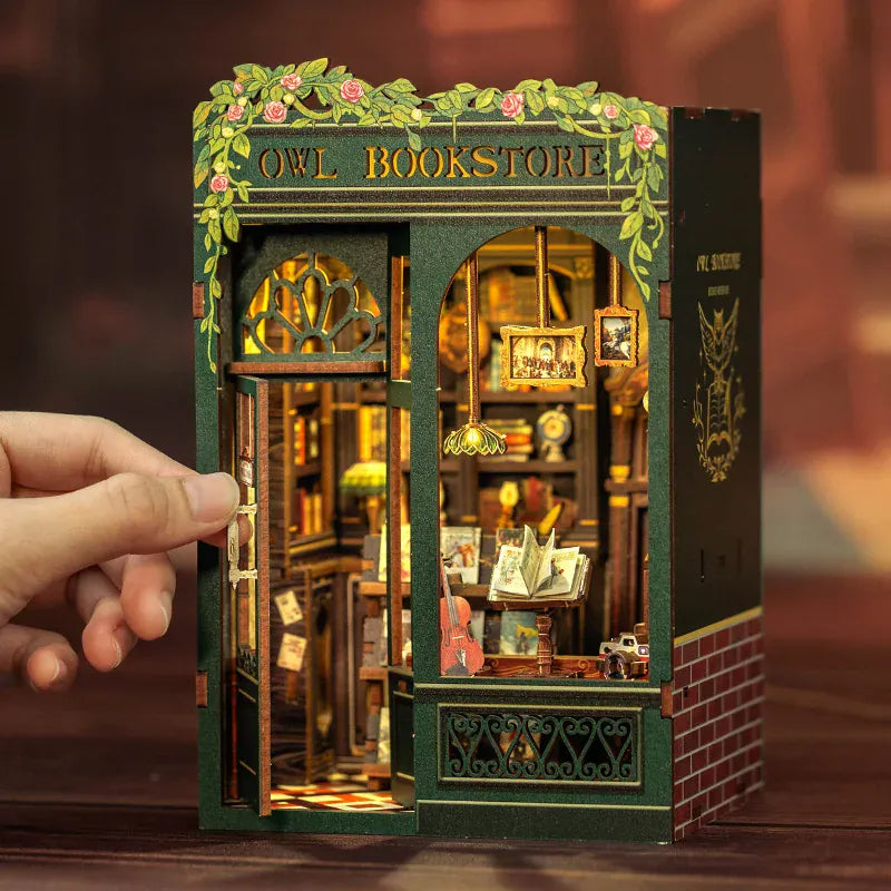 Owl Bookstore DIY Book Nook Kit