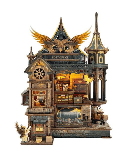 Owl Post Office Miniature House - 462 Pieces