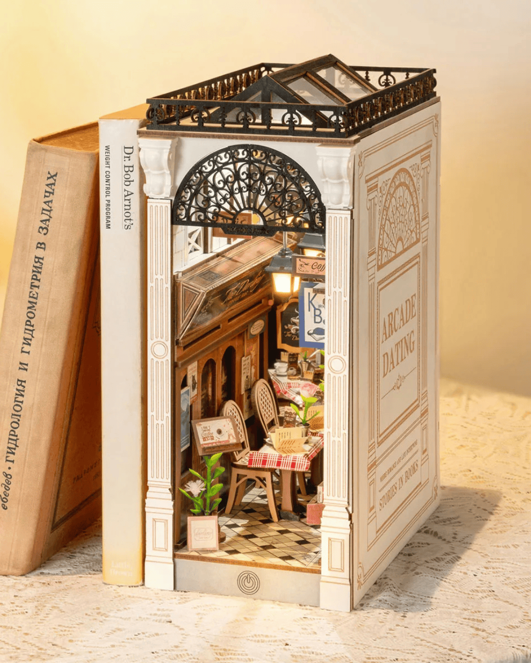 Parisian Arcade Dating - 3D Book Nook Kit