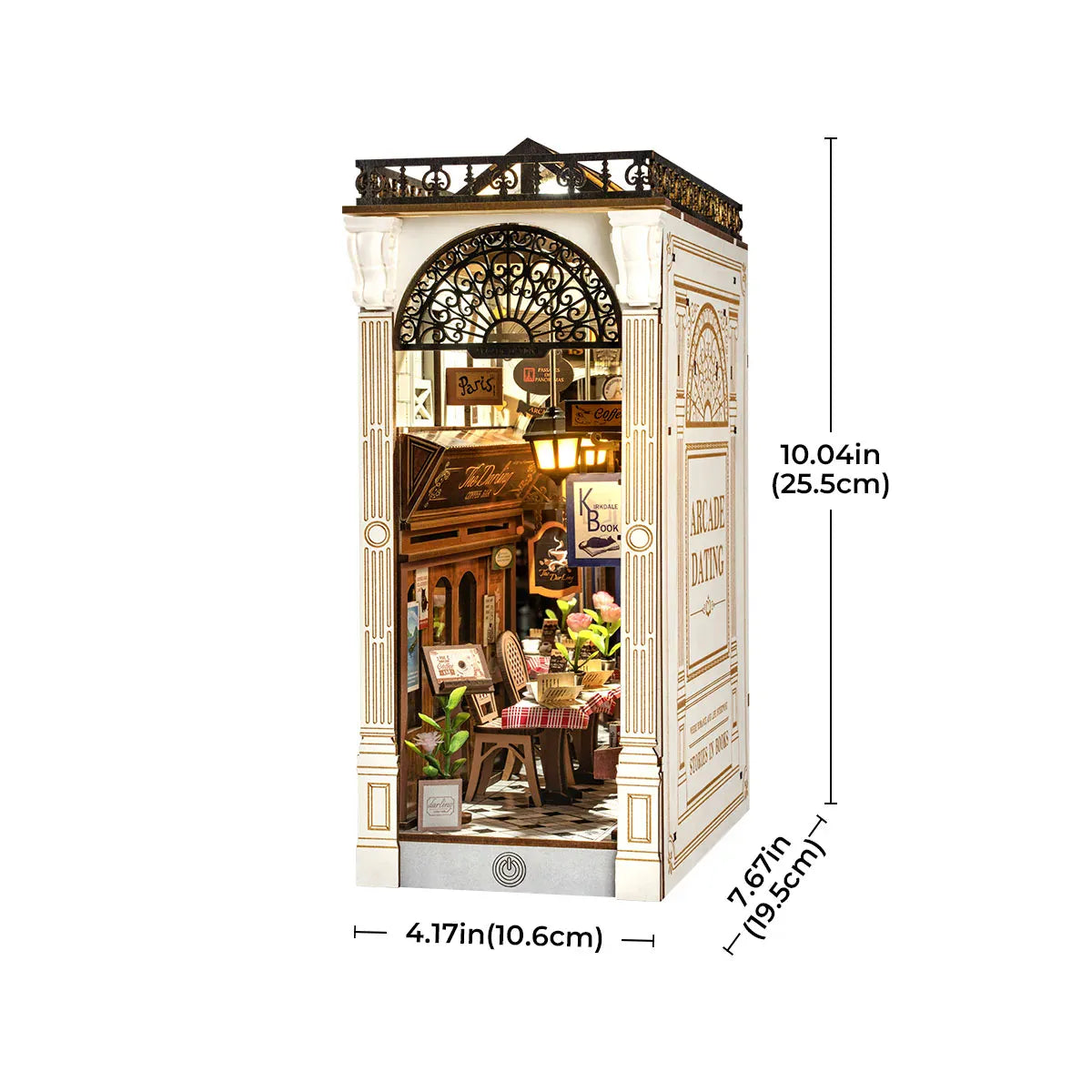 Parisian Arcade Dating - 3D Book Nook Kit