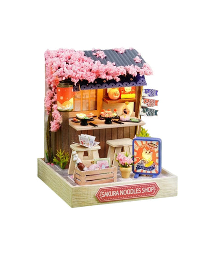 Sakura Noodles Shop Book Nook - front view
