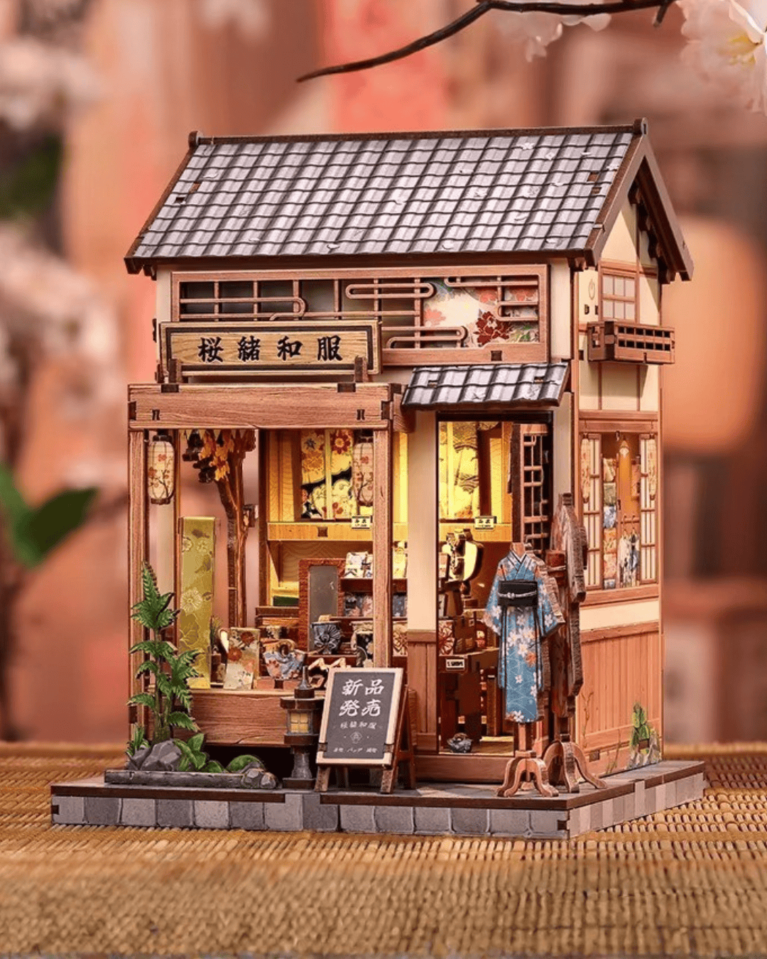 Sakura O Kimono Shop Book Nook - Kimono Shop | 235 pcs