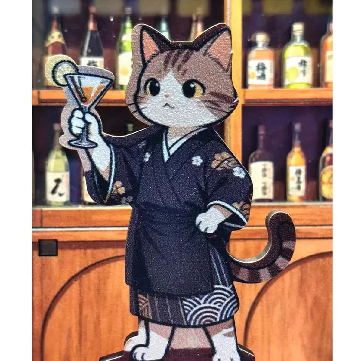 Sakura Tavern Book Nook - cat bartender